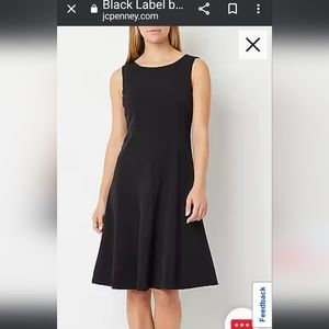 Black Label by Evan-Picone Sleeveless Fit + Flare Dress size 12